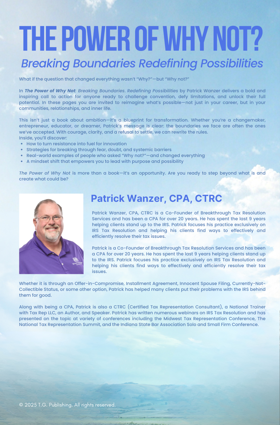 The Power of Why Not